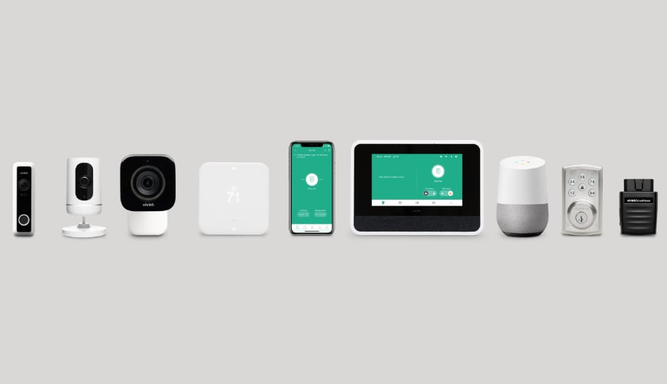 Vivint home security product line in Birmingham